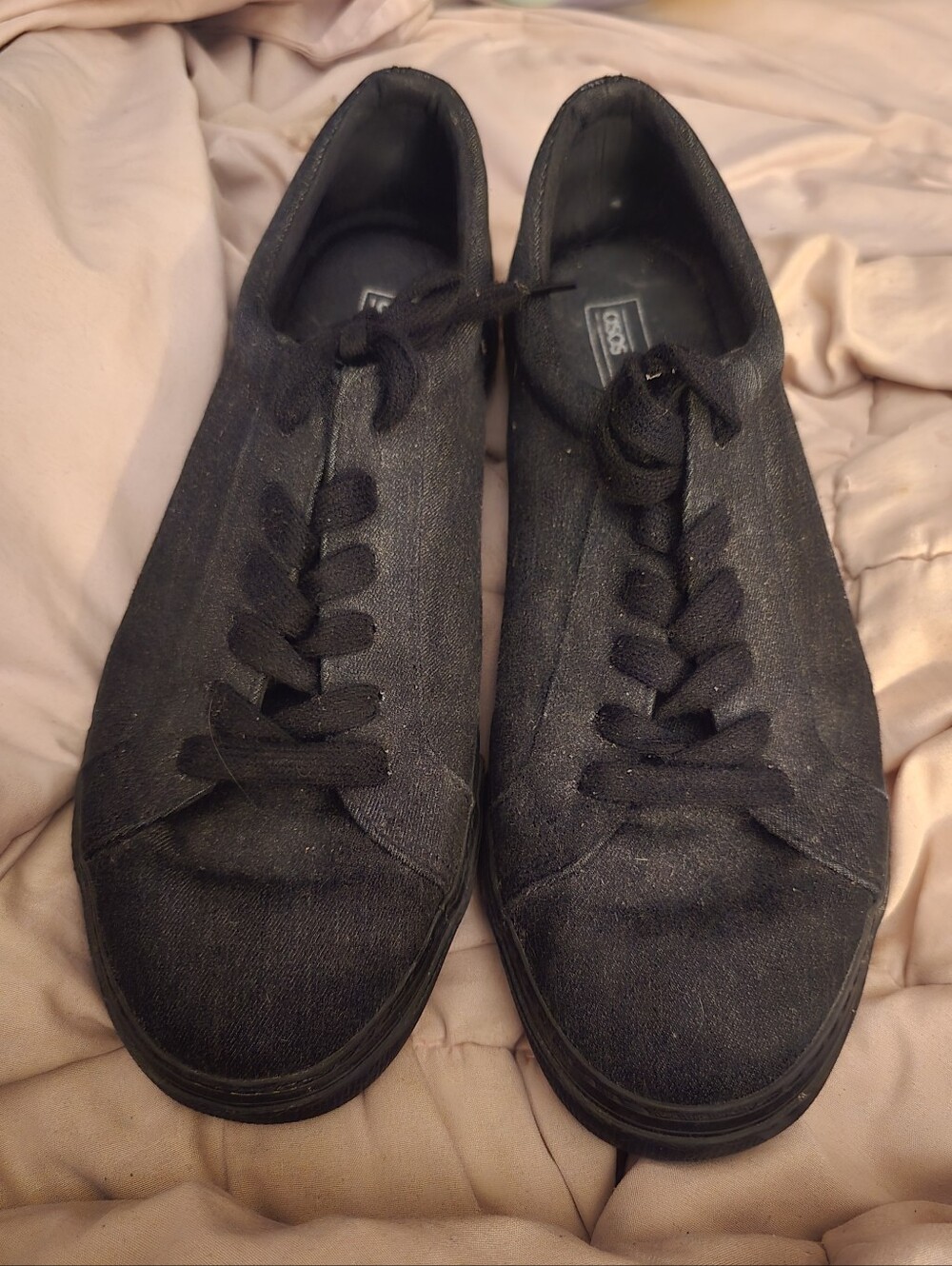 ASOS Black Canvas Sneakers